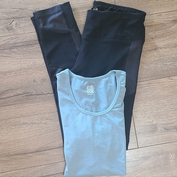 Activewear LOT OF 6- Barely/Gently Worn bottoms & tops- RBX, REFLEX, more- sz M - Picture 8 of 10